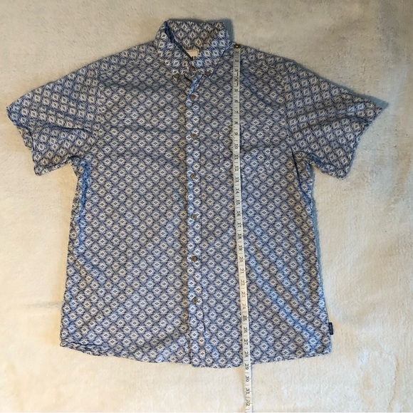 ROWM Short Sleeve Button Down, Size Large - Picture 5 of 7